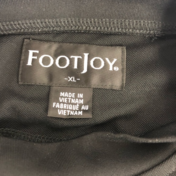 Foot Joy Cobra Golf Pull over Jacket Black Mens size Large 3/4 Sleeve - Picture 7 of 7